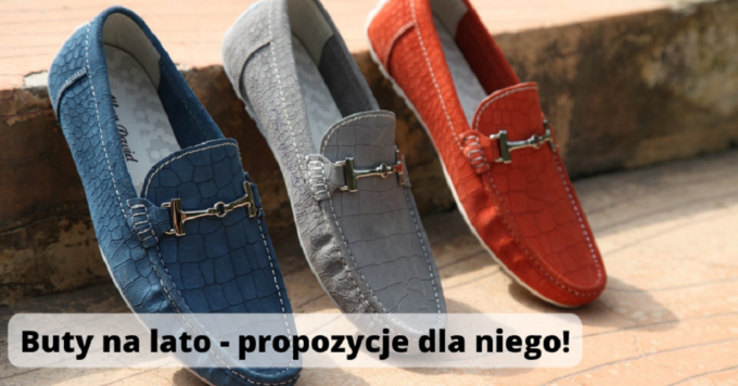 Wygodne buty na lato – propozycje dla niego