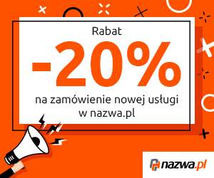 Nazwa.pl: -20% na nowe usługi